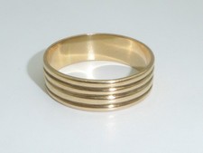 585 Gold Ring 14K Gelbgold 5,9 mm Trauring Ehering Gravur RG 67 - 21,3 mm 9663