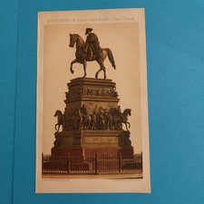 Orig.(1895) Chromolithographie Denkmal FRIEDRICH DES GROßEN  