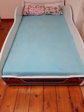 Rennauto Bett Rot Holz