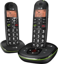 doro PhoneEasy 105wr Duo schwarz  Anrufbeantworter große  Zeichen Telefon mit AB