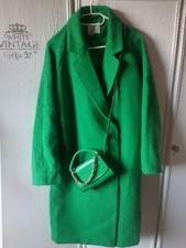 Mantel Wollmantel Grün Damen