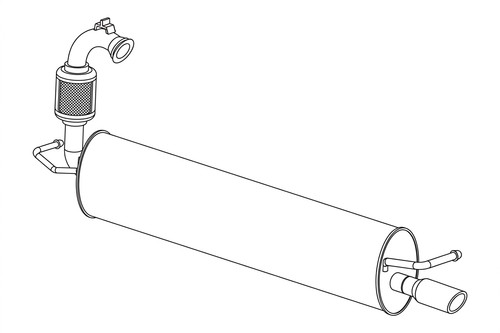 Endschalldämpfer 24305 walker - 24305,