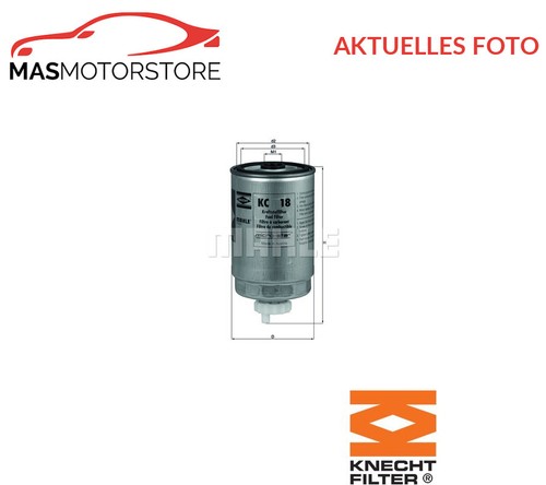 Kraftstofffilter knecht 18 - kraftstofffilter,