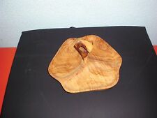 Olivenholz Schale mit Griff ca Durchmesser 20 cm