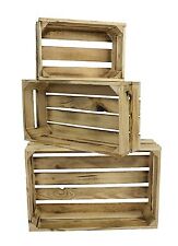 3er Set Dekokisten aus Holz