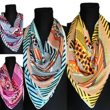 Seide Bandana tuch Nickituch Kopftuch Multifunktionstuch Schal Gr. 70 x 70 cm  