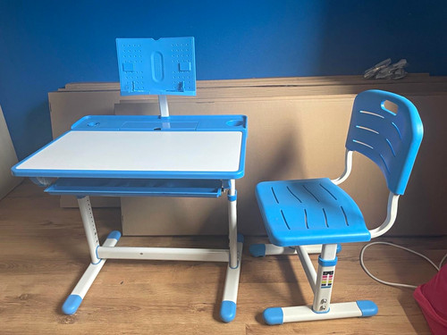 Kinder schreibtisch blau weiß - schreibtisch, blau/weiß