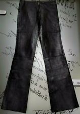 LEDERHOSE "ENJOY" S SCHWARZ NEUWERTIG 100%LAMM-NAPPALEDER REISSVERSCHLUSS SEXY