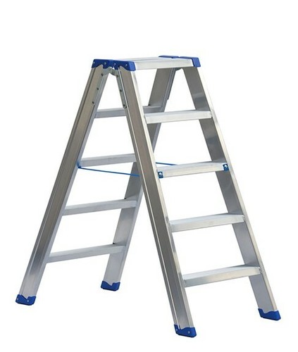 Stufenstehleiter 2x5 stufen - stufenstehleiter,