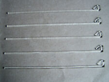 5 x Glasstab mit rundem Ende