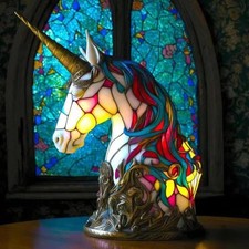 Tier tisch lampe serie, farbige glas tisch lampe nacht licht, harz dekorative DE