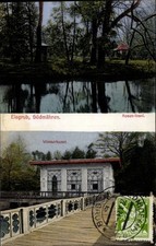 Ak Lednice Eisgrub Südmähren, Wasserkunst, Rosen-Insel - 3630893