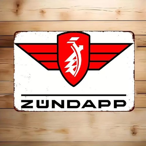 Blechschild zündapp nostalgie - blechschild,
