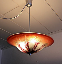 WMF sehr große rote Ikora Deckenlampe, traumhafter Zustand