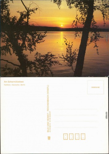Bad saarow sonnenuntergang - saarow, am