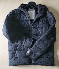 Jack and Jones Warme Herren Winterjacke XL Schwarz mit Kapuze