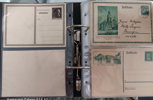 Album mit alte postkarten - alte,