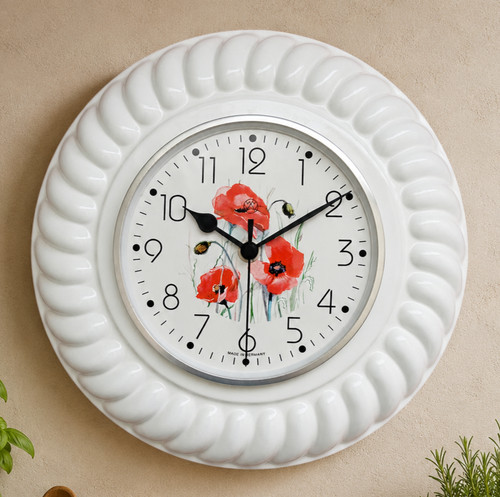 Funk küchenuhr klatschmohn - funk-küchenuhr,