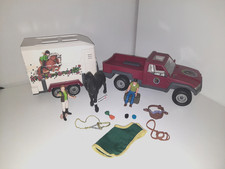Schleich 42346 Horse Club Pickup mit Pferdeanhänger mit Neuem Pferd