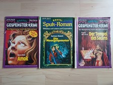 3 X Grusel Romanhefte Gespenster Krimi,  Spuk