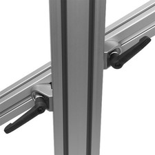 Klemmwinkel mit Klemmhebel Nut