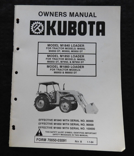 Kubota traktor m1840 m1850 - kubota,