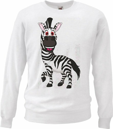 Sweatshirt lachendes zebra - sweatshirt,
