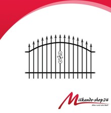 Gartenzaun Zaunelement Schmiedezaune Metallzaun Zaunfeld 200 x 120 cm Klassisch