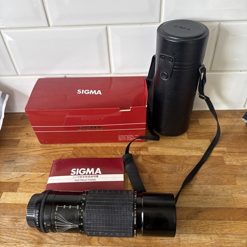 Sigma zoom 250mm 4 - sigma, 75-250mm