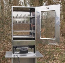 SMOKI Räucherofen aus Aluminiertem Blech mit Elektroheizung ---- KEIN ZINKblech
