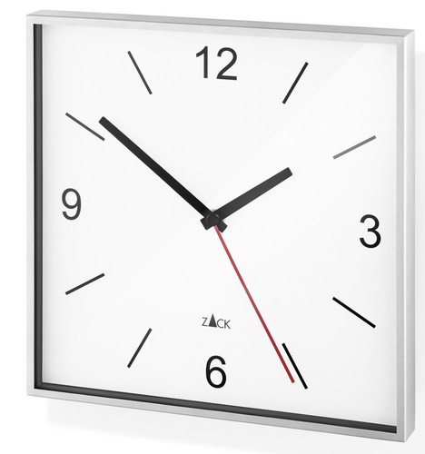Zack edelstahl wanduhr sillar - wanduhr,