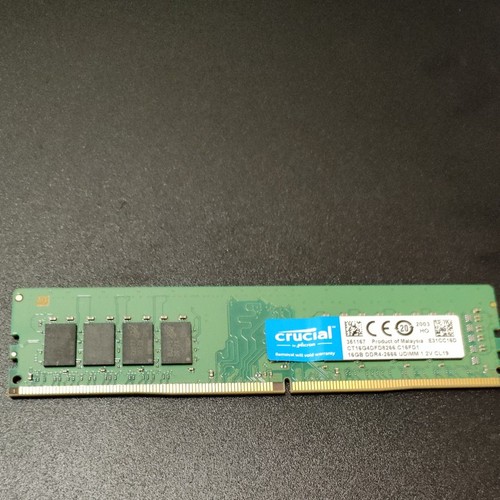 Crucial ddr4 2666 16gb - ddr4-2666, udimm