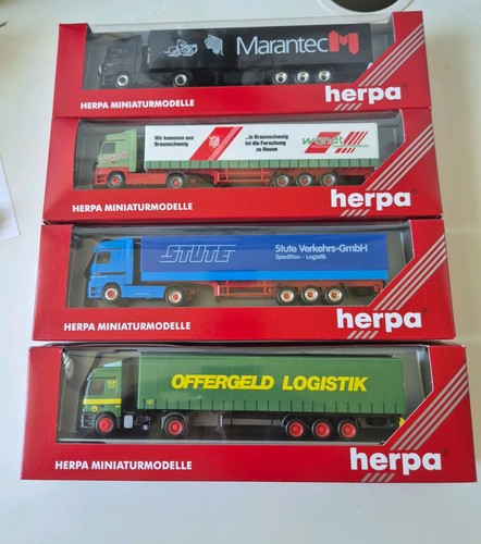 Herpa lkw konvolut 4x - herpa, h0