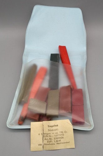 Siegellack 6st veb - siegellack, bürochemie