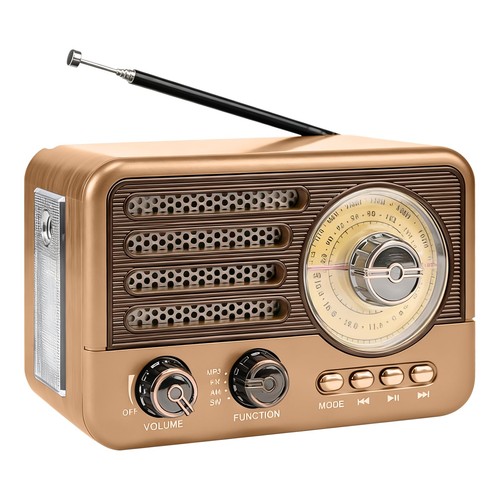 Tragbares radio retro - tragbares,