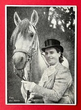 AK ZIRKUS AEROS um 1950 Frau Direktor Aeros mit Pferd  ( 154083