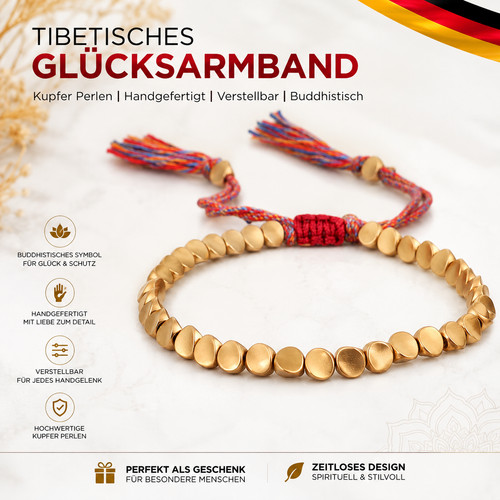 Tibetisches glücksarmband - tibetisches,