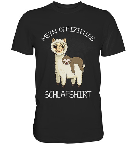 Mein offizielles schlafshirt - mein,