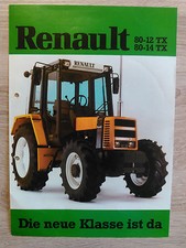 Original Renault Traktor Serie 80-12  TX  -  80-14 TX Prospekt