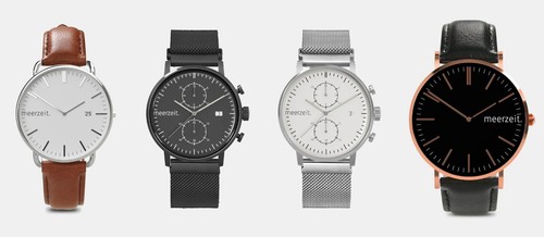 Meerzeit uhr quarz saphirglas - meerzeit,