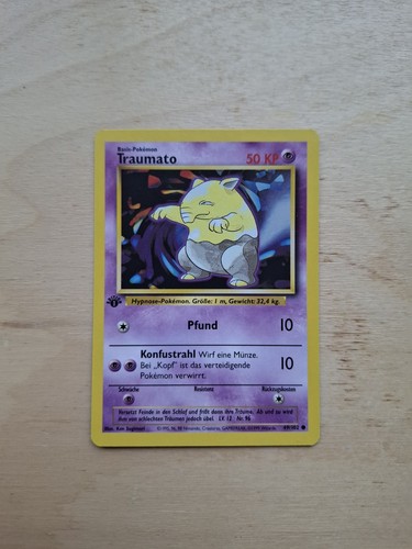 Pokemon karte traumato 1 - -, 1.st