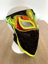 Originale Bandido Maske Wrestling Autogramm Mexiko AEW ROH Ring Worn Gear Lucha