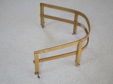 Alte Rückenlehne aus Holz für Schlitten