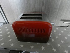 silvercrest 2 Schlitz Toaster rot/chrom