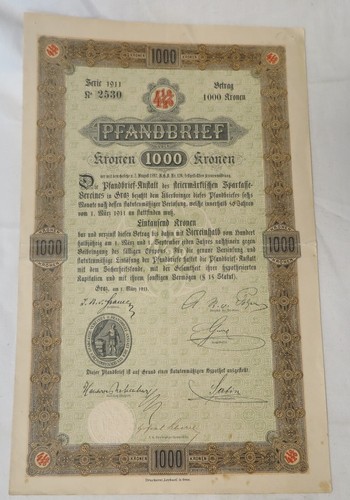 Pfandbrief 1000 kronen - pfandbrief,