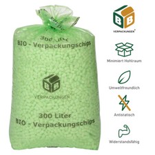 BIO Verpackungschips 100% BIOLOGISCH Füllmaterial Polster Chips SMALL oder BIG