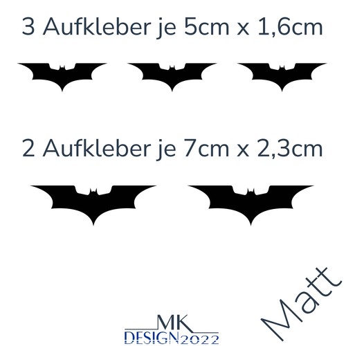 Batman aufkleber set auto - batman,