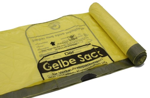 Gelbe säcke gelber sack - säcke,