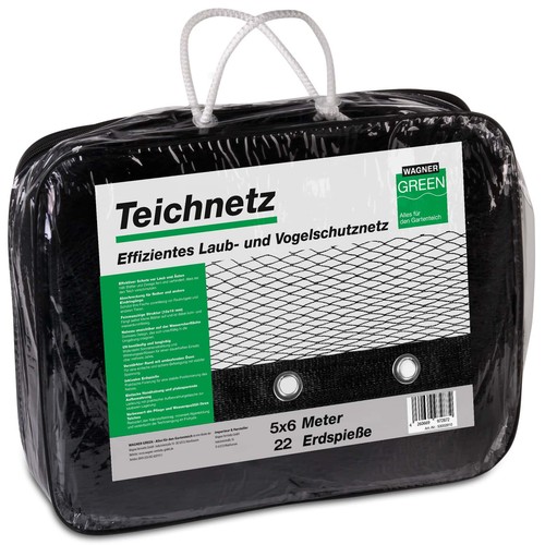 Teichnetz 5x6m schwarz