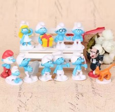 Schlümpfe Spielzeug Figuren Set 12 Stück - Spielfiguren Minifiguren Bandai PVC